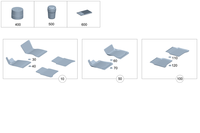 9983877 - Interior Equipment: Snap Fastener for Mercedes-Benz Image