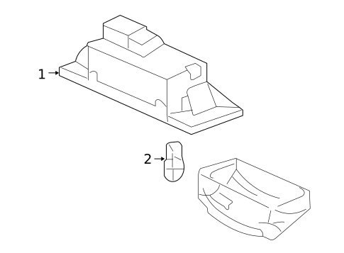 License Lamps for 2005 Honda Odyssey #0