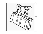 7148002151E0 - Body: Seat Back Assembly for Toyota: Corolla Image