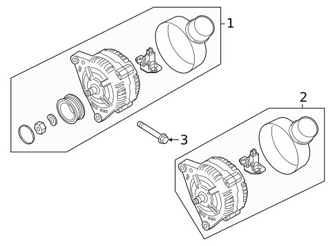 Alternator for 2014 Audi RS7 #4