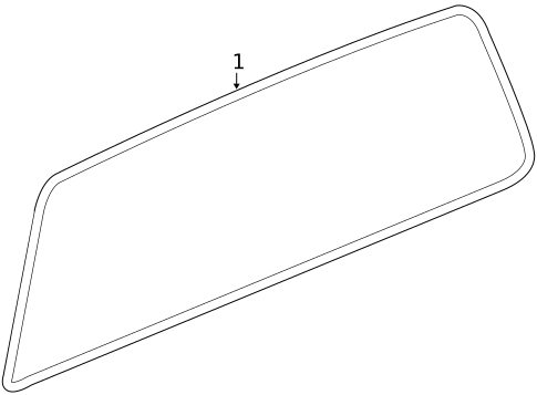 Glass & Hardware - Back for 2008 Chevrolet Silverado 1500 #1