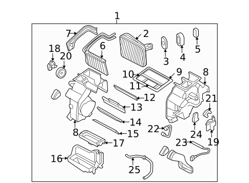 Heater for 2008 Kia Optima #0
