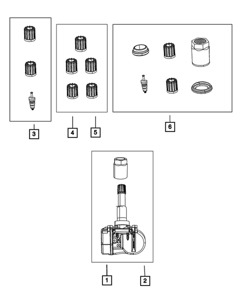 Tire Monitoring System for 2012 Jeep Patriot #0
