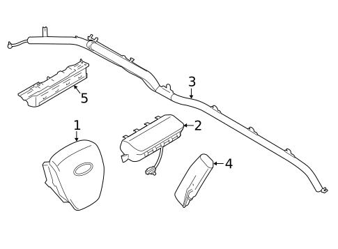 Air Bag Components for 2022 Ford Expedition #1