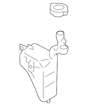 thumbnail image 2 of Evan-Fischer Coolant Reservoir Tank For Mitsubishi Outlander PHEV 2018-2022 1375A261 2 of 3