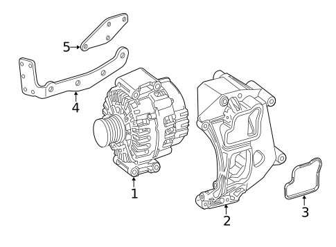 Alternator for 2014 Mercedes-Benz SL65 AMG #0