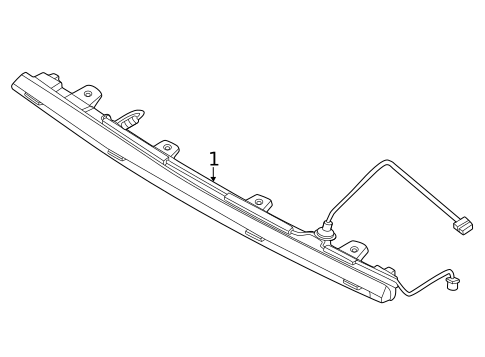 High Mounted Stop Lamp for 2026 Kia EV9 #0