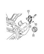 56038724AB - Electrical: Alarm Siren, Export for Mopar Image