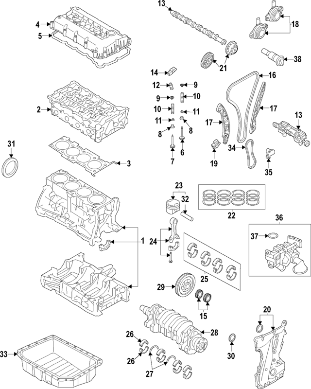 213902M810 - : Engine Oil Pump Seal for Kia Image