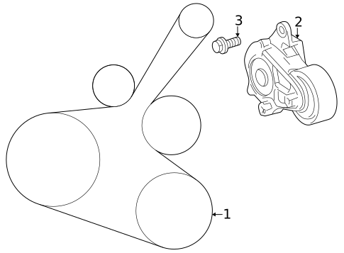 Belts & Pulleys for 2025 Toyota Grand Highlander #0
