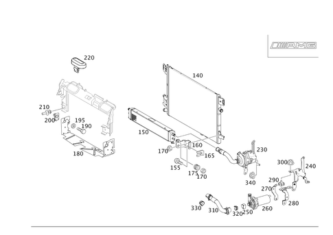 Charge Air Cooling for 2006 Mercedes-Benz C230 #0