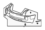 19121106 - Body: Bumper Cover for Cadillac: SRX Image