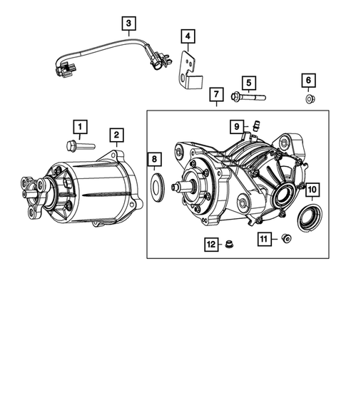 Rear Axle Assembly for 2013 Dodge Journey #0