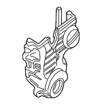 11811P2A000 - : 1996-2000 Honda - Cover Timing Belt (Lower) for Honda: Civic, Civic del Sol Image