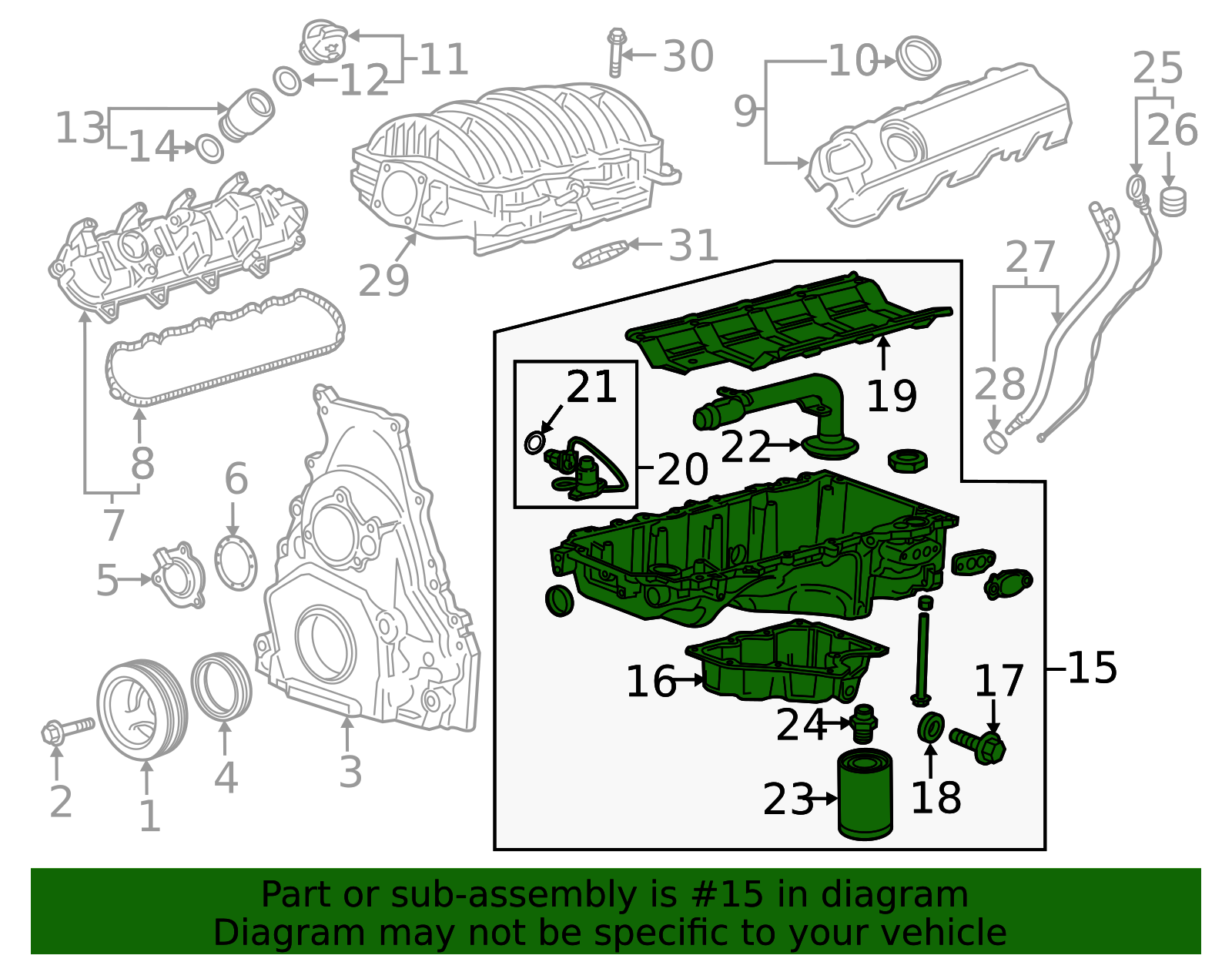 2014-2020 GM Oil Pan 12684605 | OEM Parts Online