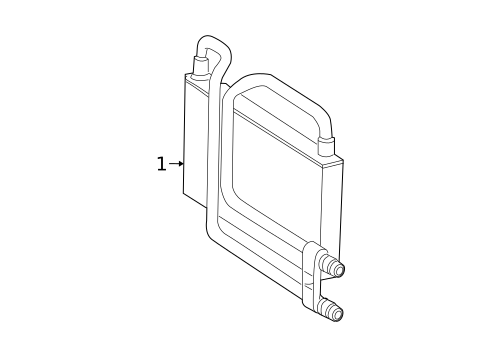 Power Steering Oil Cooler for 2009 Mercedes-Benz S550 #0