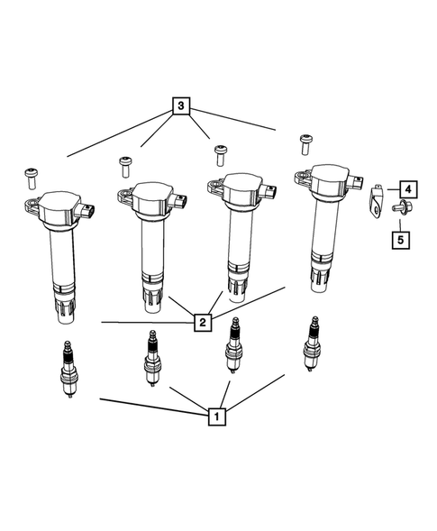 Ignition - Spark Plugs, Cables, Coils, and Glow Plugs for 2009 Dodge Journey #0