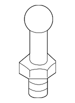 6K103733C - Engine: Engine Cover Stud for Audi Image