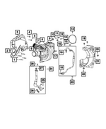 68715028AA - Engine: Turbocharger To Catalytic Converter Gasket for Mopar Image