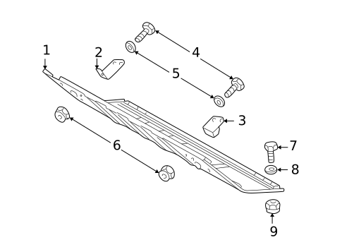 Splash Shields for 2004 Mercedes-Benz G55 AMG #0