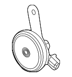 38150TRTA01 - : 2017-2021 Honda Clarity - Horn Assembly (High) for Honda: Clarity Image