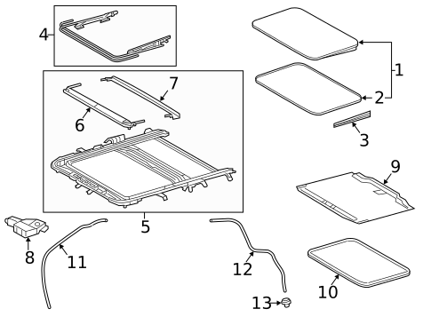 Sunroof for 2014 Toyota RAV4 #0