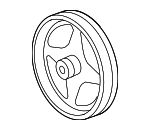 STP361 - Steering: Motorcraftâ„¢ Power Steering Pump Pulley for Ford Image