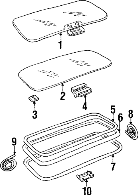 Sunroof for 1987 Chevrolet Spectrum #0