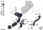 13717577487 - Fuel Preparation System: Intake Duct for BMW Image