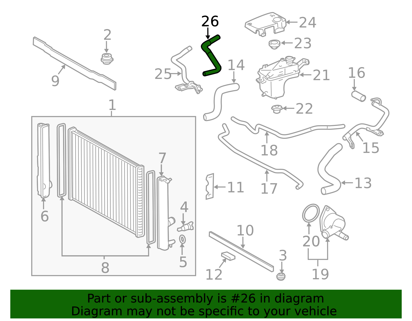 2011-2016 Lexus CT200h Overflow Hose 16261-37070 | OEM Parts Online