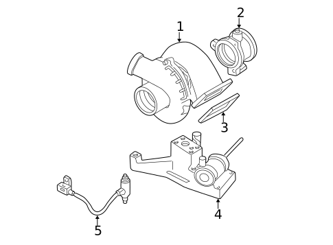 Turbocharger for 1996 Ford E-350 Econoline #0