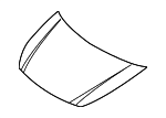 664004J010 - Body: Hood for Hyundai: Entourage Image