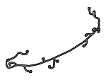 9Y0971104JK - Entertainment &amp; Telematics: Parking Aid System Wiring Harness for Porsche Image
