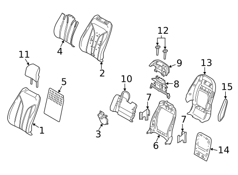 Seats for 2020 Lincoln Nautilus #1