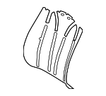 KA1Z14D696D - Body: Seat Back Heater for Lincoln: Nautilus Image