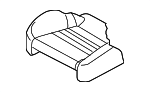 8P0881405CH65U - Body: Cushion Cover for Audi: A3, A3 Quattro Image