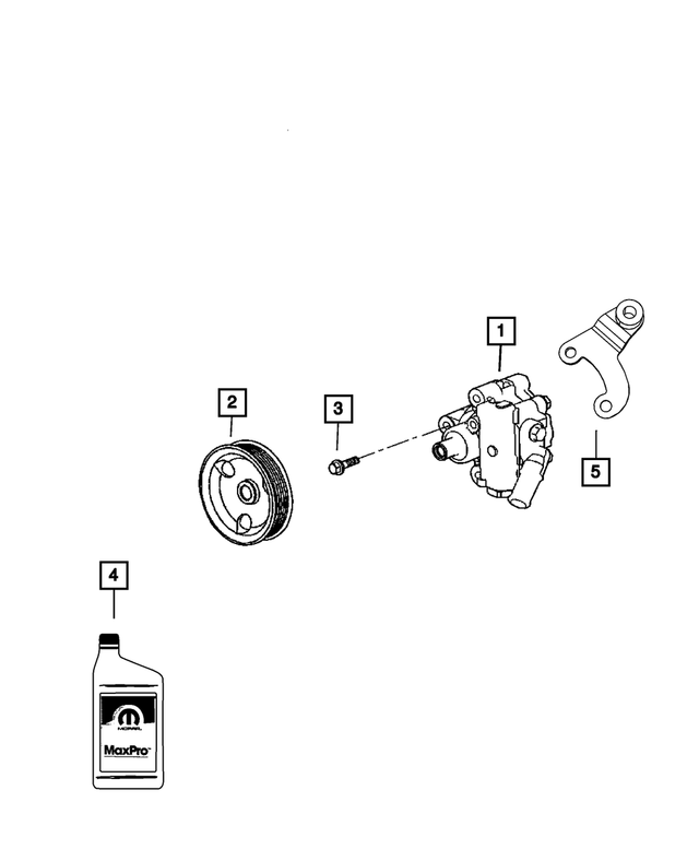« 4578766AE – Steering : Direction Assistée Pompe pour Mopar Image »
