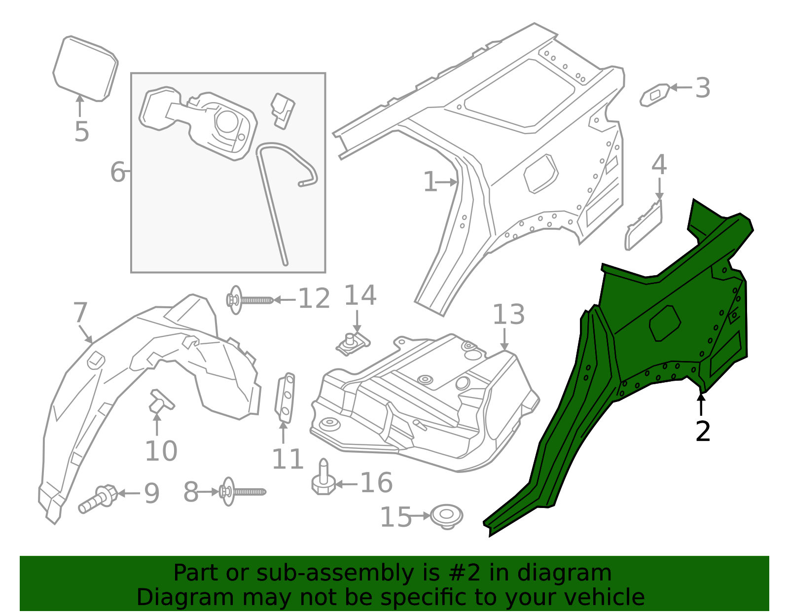 nc5z7827841a - Ford Panel Body Side Rear | Levittown Ford Parts