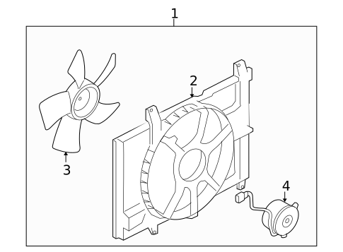 Cooling Fan for 2011 Nissan Cube #0