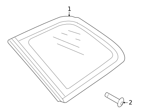 Glass & Hardware for 2013 Audi A3 Quattro #0
