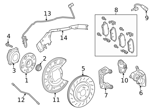 Parking Brake for 2014 Mercedes-Benz SL65 AMG #1