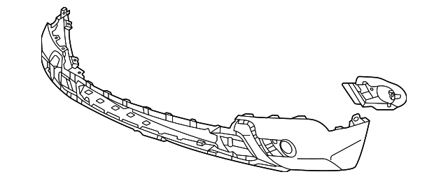 2021-2023 Chevrolet Trailblazer Front Lower Bumper Cover 42755886