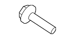 252853C100 - Cooling System: Mount Bolt for Genesis: G70, G80, G90, GV70, GV80 | Hyundai: Azera, Genesis, Genesis Coupe, Palisade, Santa Fe, Santa Fe XL, Sonata, Veracruz Image
