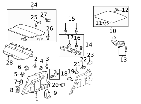 Interior Trim - Rear Body for 2007 Honda CR-V #0