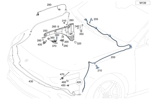 Windshield Washer for 2025 Mercedes-Benz CLA 45 AMG&reg; S #0