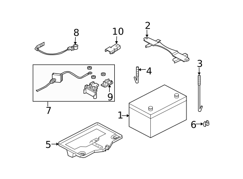 Battery for 2005 Nissan 350Z #0