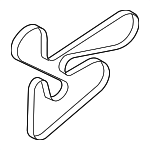 1340A123 - : Serpentine Belt for Mitsubishi: Lancer, Outlander, Outlander Sport Image