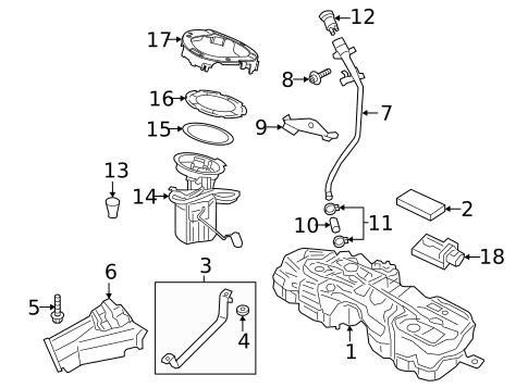 Fuel System Components for 2019 Volvo XC90 #3