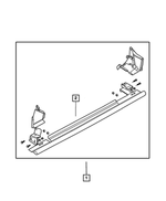82204660 - Mopar Accessories - Component Parts: Bodyside Guard Kit for Mopar Image