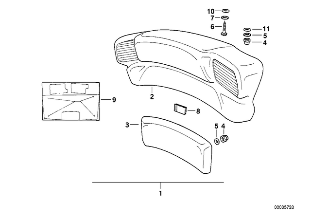 7119906351 - : O-Ring - 5X1.8 for BMW-Motorrad Image